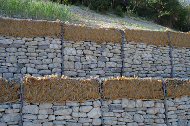 石籠網(wǎng)擋墻 石籠網(wǎng)擋墻